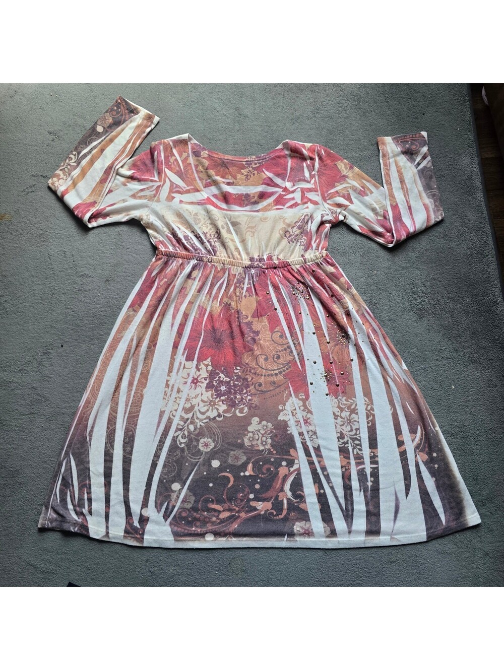 Made in USA Y2K Empire Waist Mini Dress